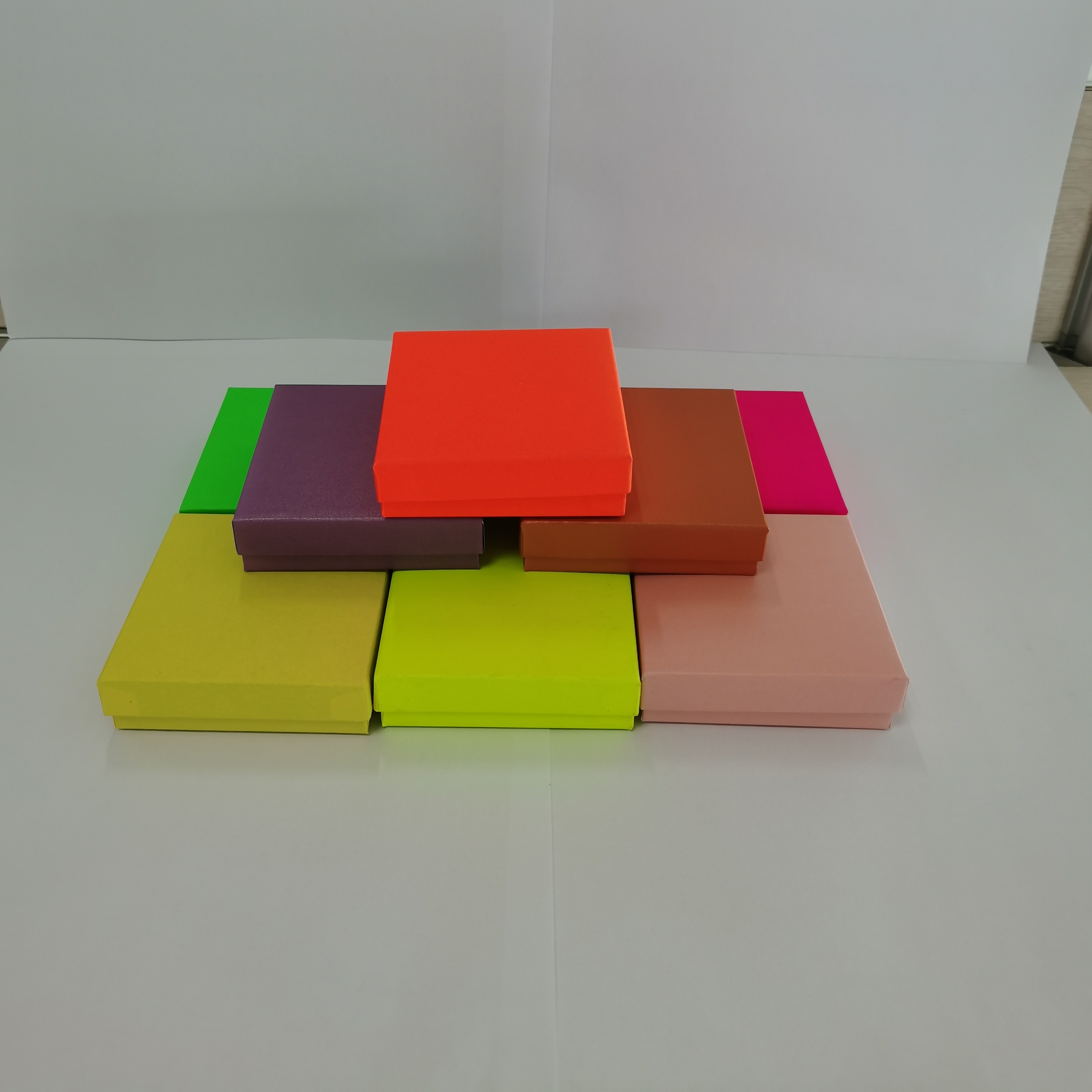2 Piece Cotton Box-Colorful Paper